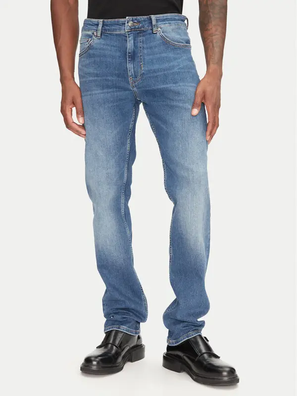 Just Cavalli Just Cavalli Traperice 78OAB5S0 Tamnoplava Slim Fit