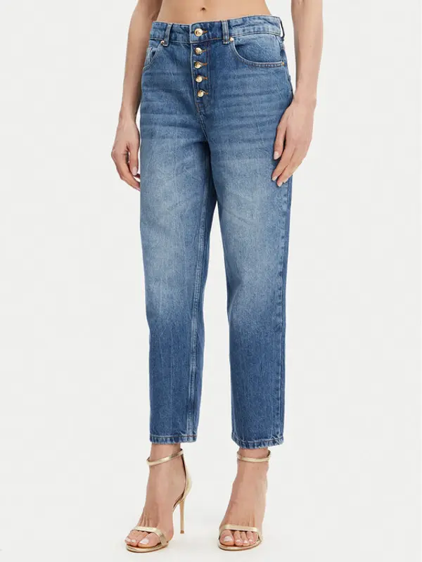 Just Cavalli Just Cavalli Traperice 78PAB5B5 Plava Wide Leg