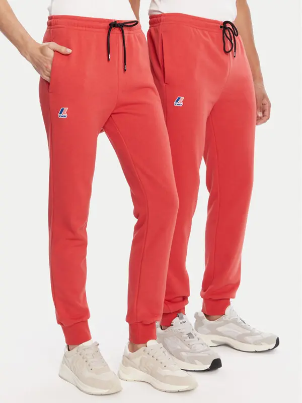 K-way K-Way Donji dio trenerke Bishop K31313W Crvena Slim Fit