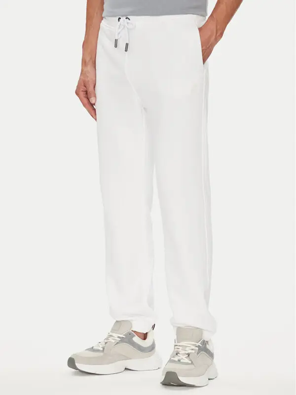 K-way K-Way Donji dio trenerke Mickyel K51377W Bijela Regular Fit