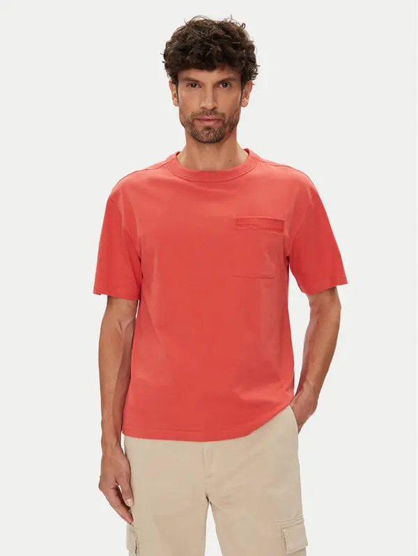 K-way K-Way T-shirt K2135HW Crvena Regular Fit