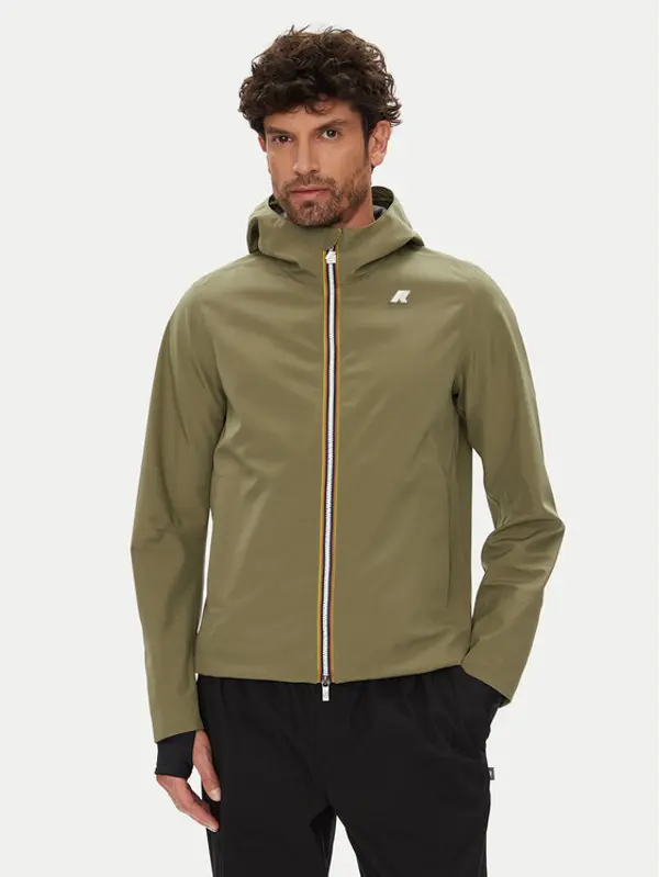 K-way K-Way Vodootporna jakna Jacko K5123GW Zelena Regular Fit