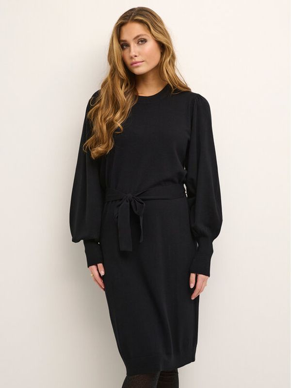 Kaffe Kaffe Džemper haljina Kajees 10506961 Crna Regular Fit