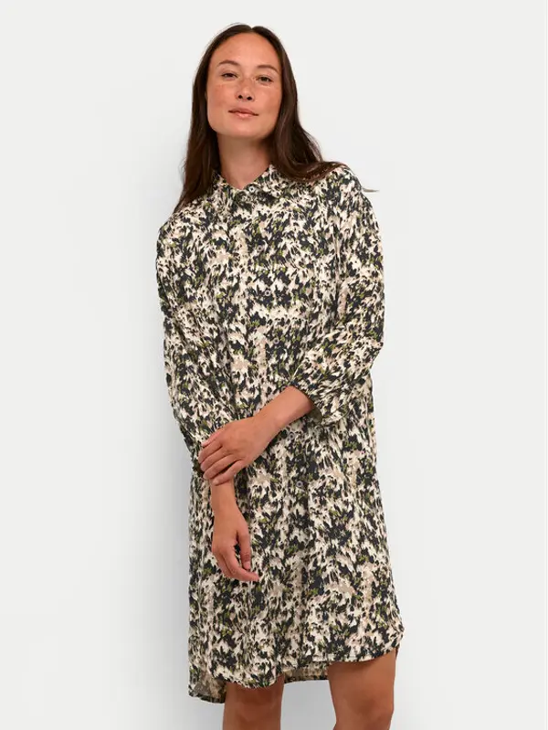 Kaffe Kaffe Haljina košulja Carmen 10508329 Šarena Loose Fit
