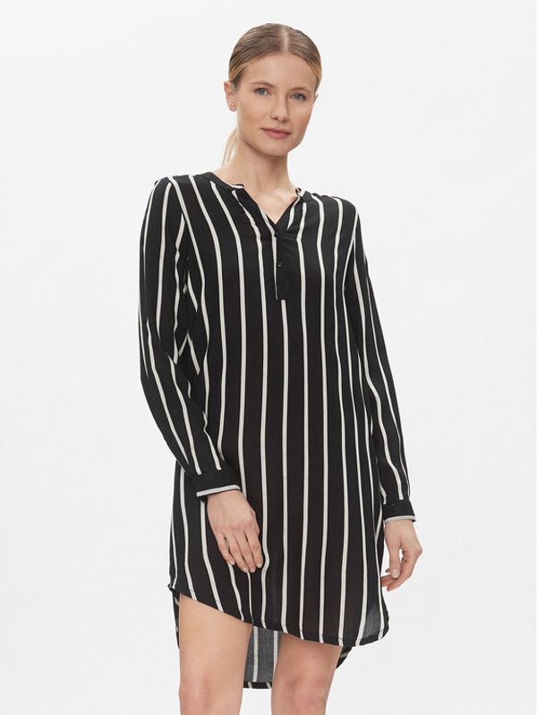 Kaffe Kaffe Haljina košulja Marana 10551803 Crna Relaxed Fit