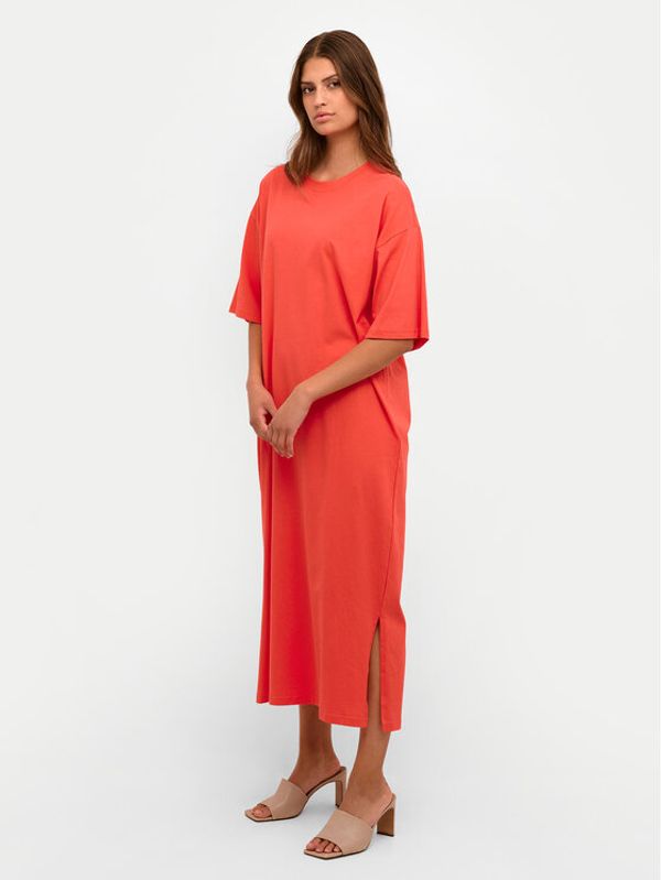 Kaffe Kaffe Haljina za svaki dan Edna 10507351 Crvena Loose Fit