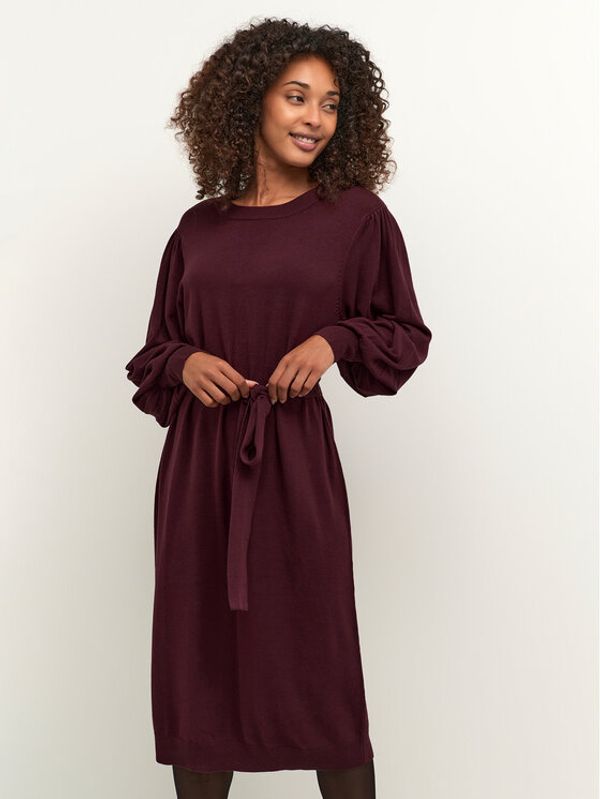 Kaffe Kaffe Haljina za svaki dan Kajess 10506961 Tamnocrvena Slim Fit