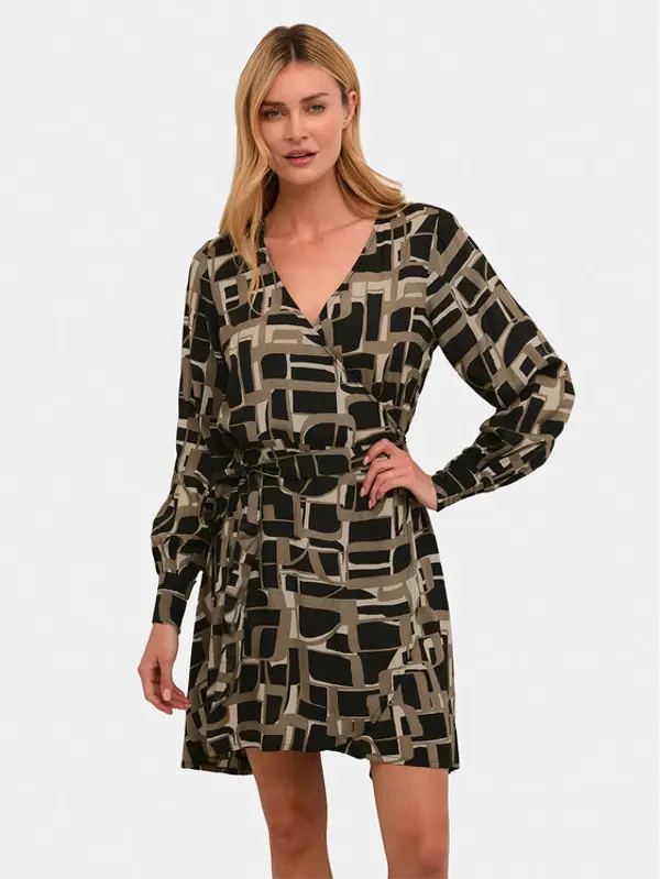 Kaffe Kaffe Haljina za svaki dan Tanya 10508240 Crna Regular Fit