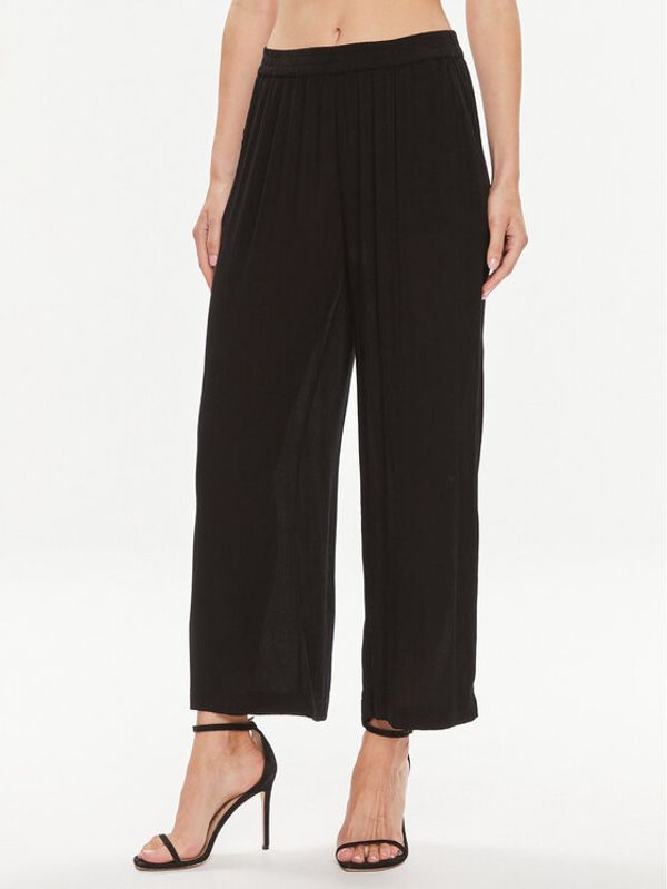 Kaffe Kaffe Hlače Dacia Amber 10506454 Crna Loose Fit