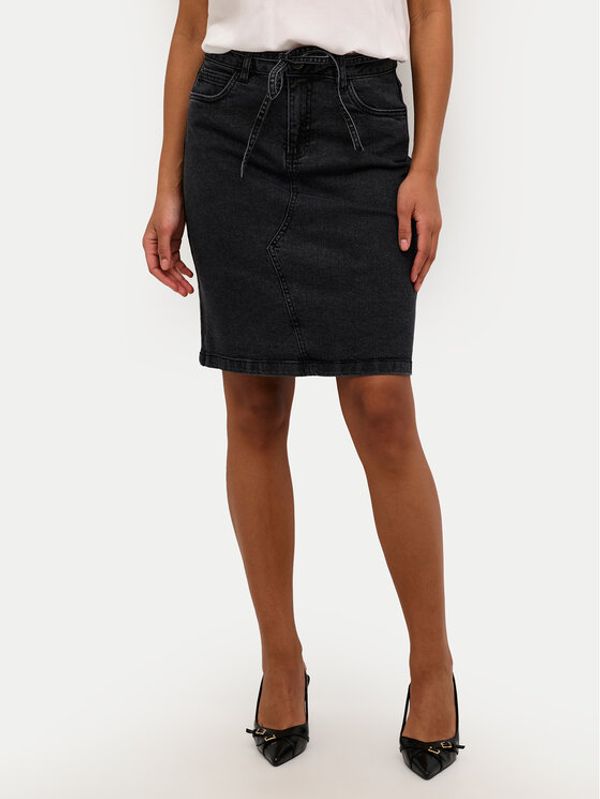 Kaffe Kaffe Jeans suknja Gloria 10508750 Siva Regular Fit