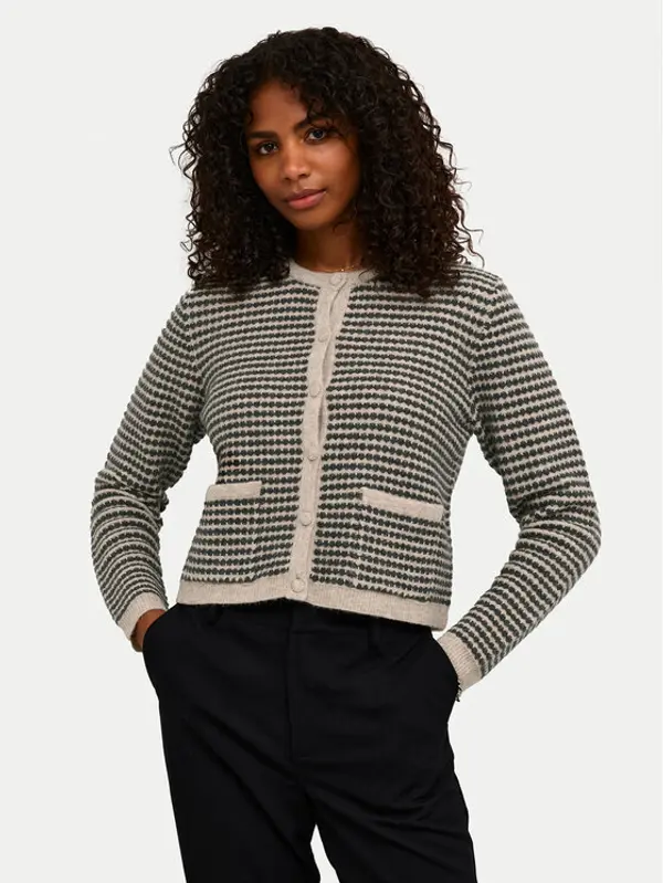 Kaffe Kaffe Kardigan Ellery 10509031 Bež Regular Fit