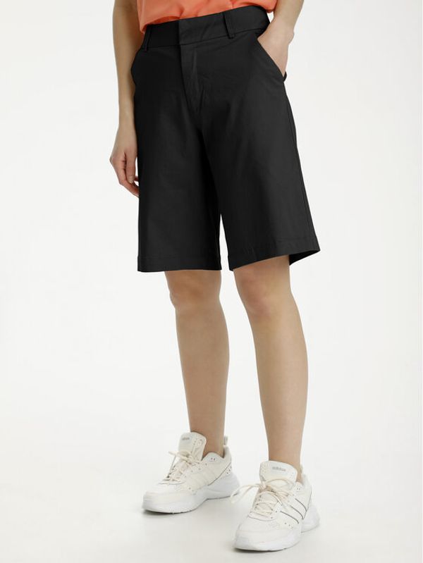 Kaffe Kaffe Kratke hlače Lea 10505457 Crna Regular Fit