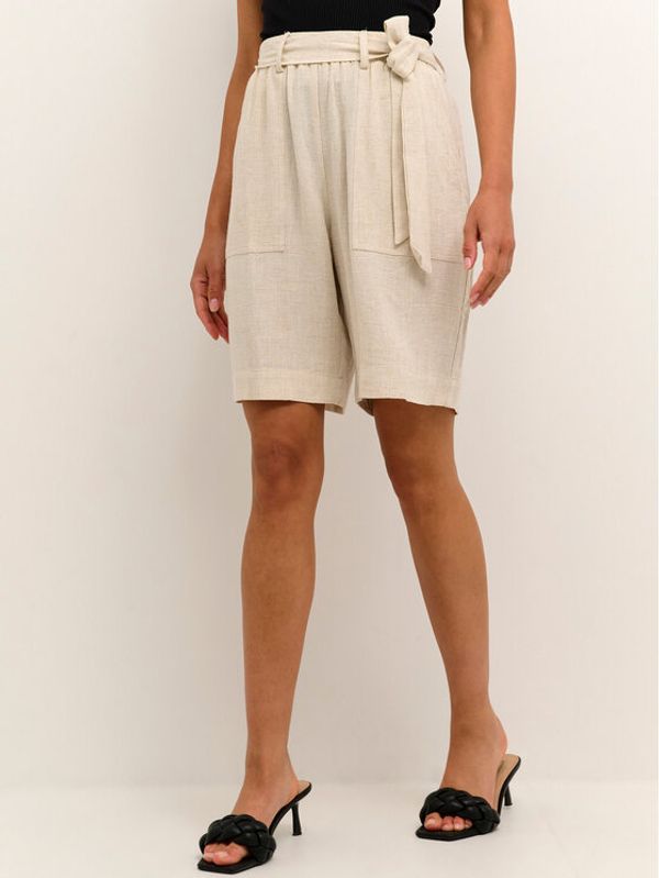 Kaffe Kaffe Kratke hlače Liny 10505493 Bež Relaxed Fit