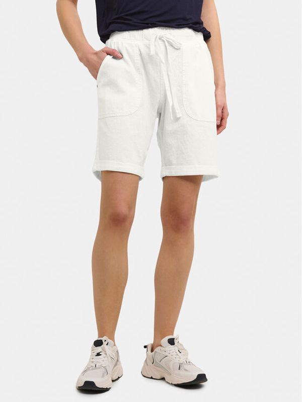 Kaffe Kaffe Kratke hlače Naya 10504239 Écru Regular Fit