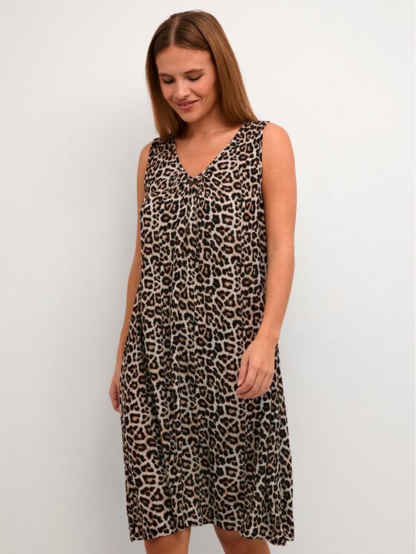 Kaffe Kaffe Ljetna haljina Isolde Amber 10507515 Siva Shaped Fit