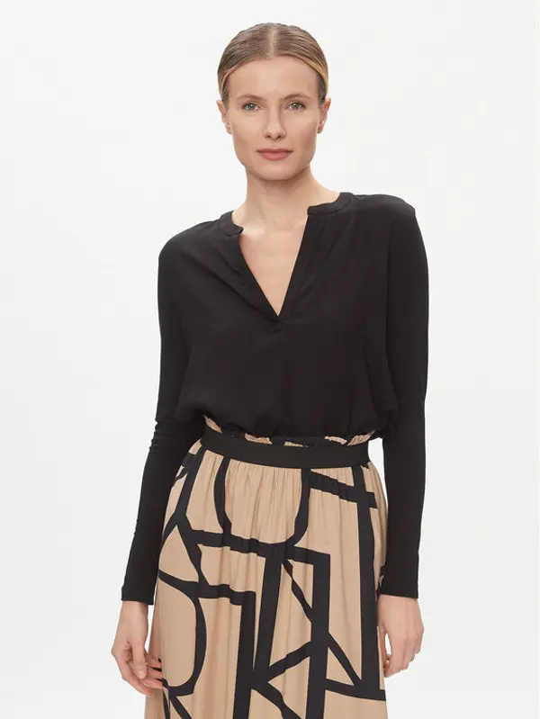 Kaffe Kaffe Majica Calina 10503789 Crna Regular Fit