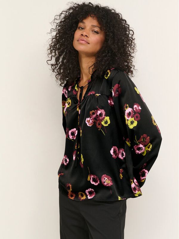 Kaffe Kaffe Majica Donna 10507156 Crna Relaxed Fit