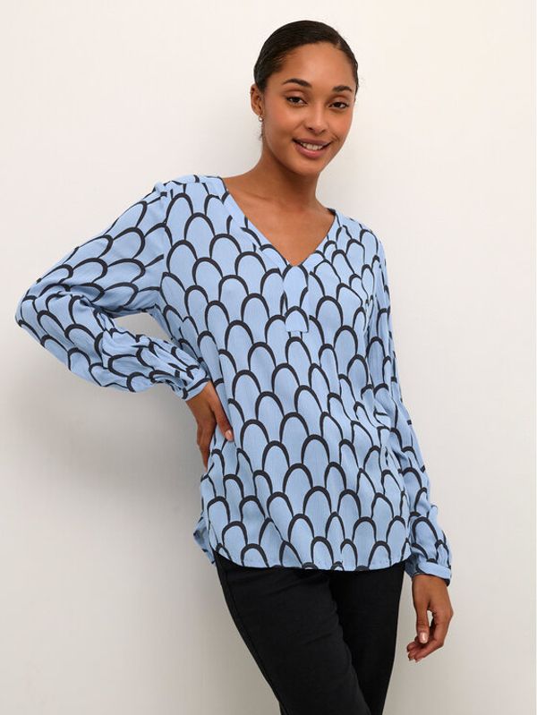 Kaffe Kaffe Majica Kakarina Amber 10507893 Plava Regular Fit