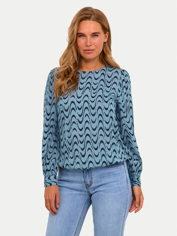 Kaffe Kaffe Majica Mira 10508286 Plava Regular Fit