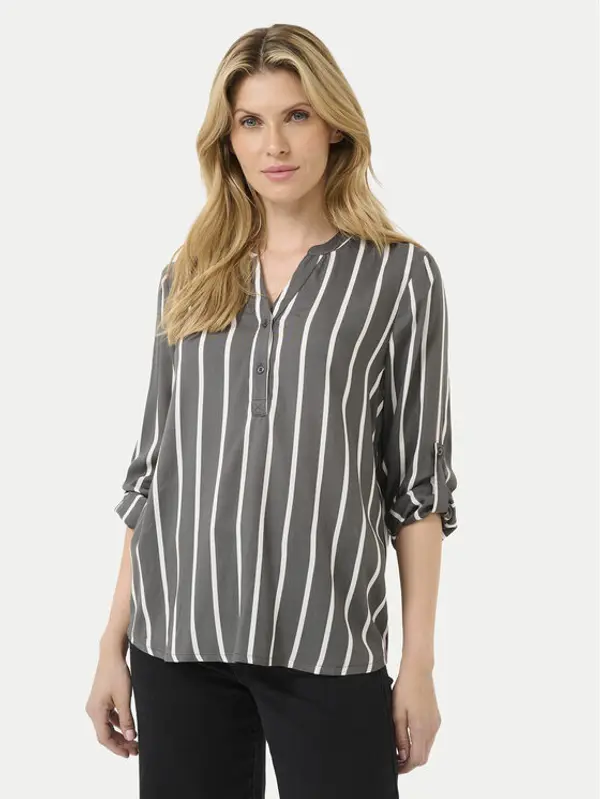 Kaffe Kaffe Majica Stridy 10504279 Siva Regular Fit