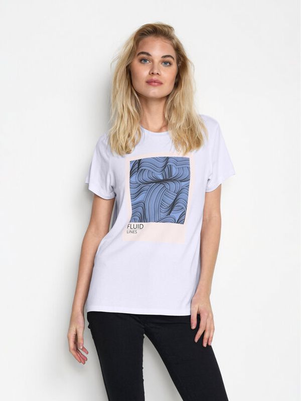 Kaffe Kaffe T-shirt Kario 10506852 Bijela Regular Fit