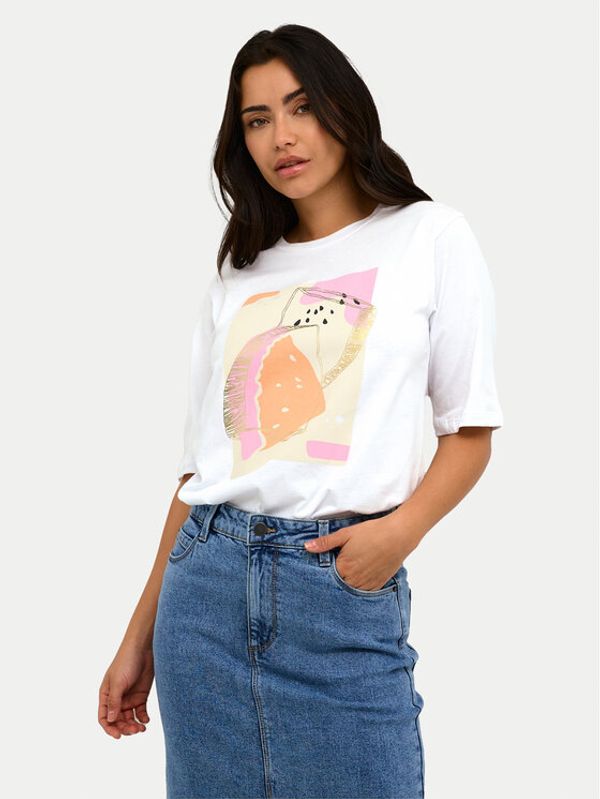 Kaffe Kaffe T-shirt Mira 10508592 Bijela Regular Fit