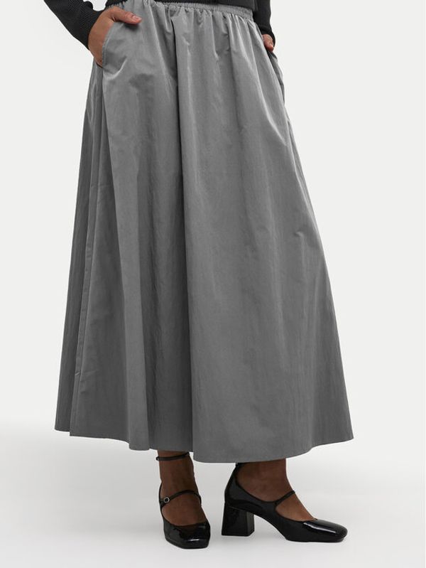 Kaffe Kaffe Trapez suknja Evi 10552315 Siva Regular Fit