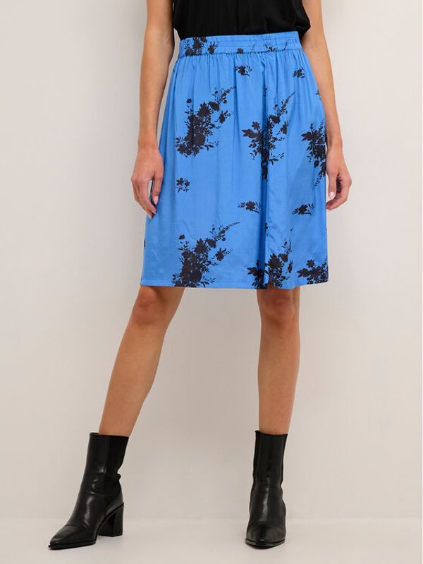 Kaffe Kaffe Trapez suknja Gilla 10507327 Plava A-Line Fit