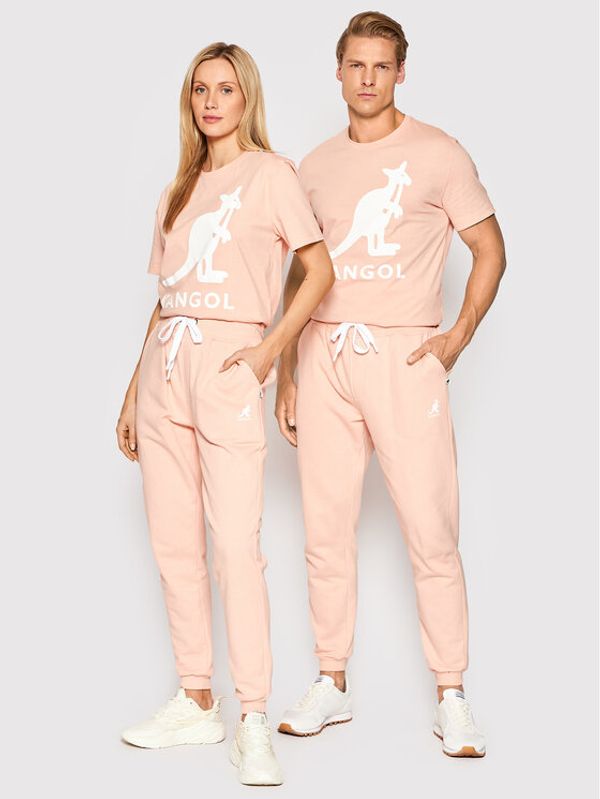 Kangol Kangol Donji dio trenerke Unisex Essential KLEU007 Ružičasta Regular Fit