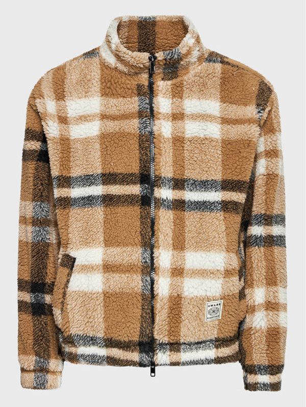 Kaotiko Kaotiko Prijelazna jakna Cuadros AL006-03-1900 Smeđa Regular Fit