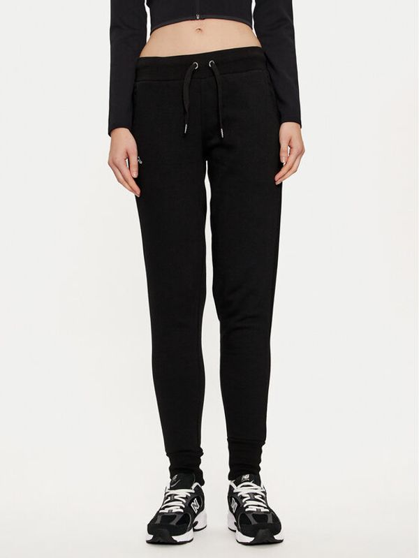 Kappa Kappa Donji dio trenerke 303MKI0 Crna Regular Fit