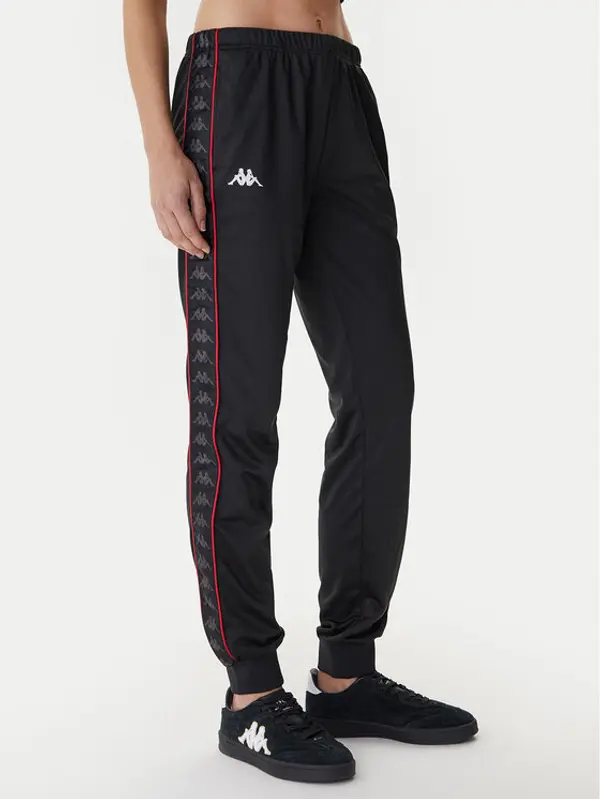 Kappa Kappa Donji dio trenerke 303R5K0 Crna Slim Fit