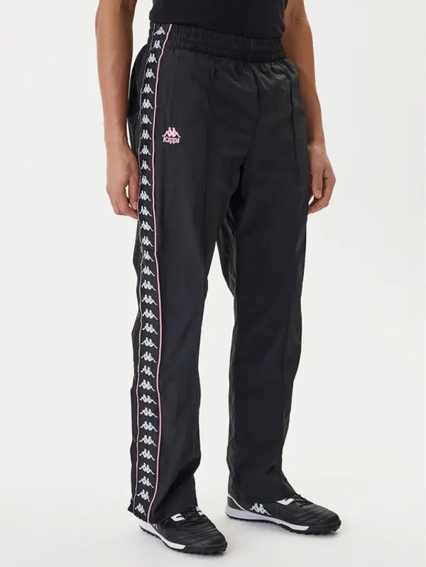 Kappa Kappa Donji dio trenerke 361W7JW Crna Comfort Fit