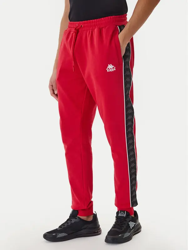 Kappa Kappa Donji dio trenerke Banda Alanz 3 321Y8FW Crvena Comfort Fit