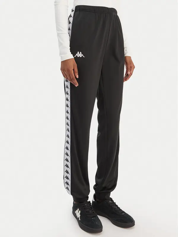 Kappa Kappa Donji dio trenerke Banda Wrastoria 303R5K0 Crna Slim Fit