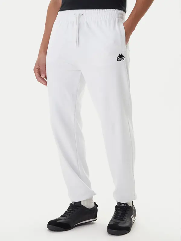 Kappa Kappa Donji dio trenerke Gothenburg 331U7EW Bijela Regular Fit