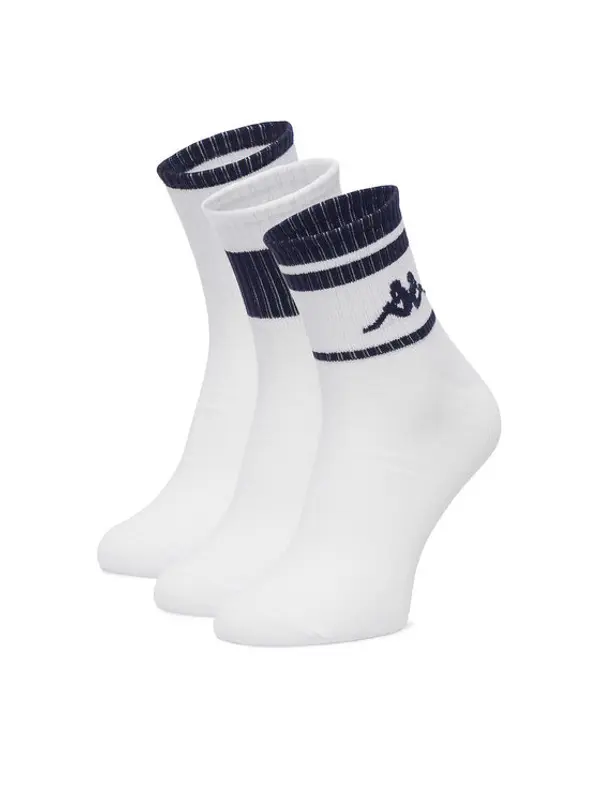 Kappa Kappa Duge čarape CEO_KR_ANKLE_SS26 (3-PACK) Bijela