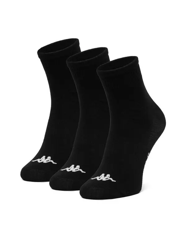 Kappa Kappa Duge čarape CEO_KR_FRESH_SS26 (3-PACK) Crna
