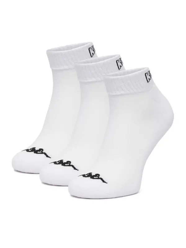 Kappa Kappa Duge čarape CEO_KR_GOAL_SS26 (3-PACK) Bijela