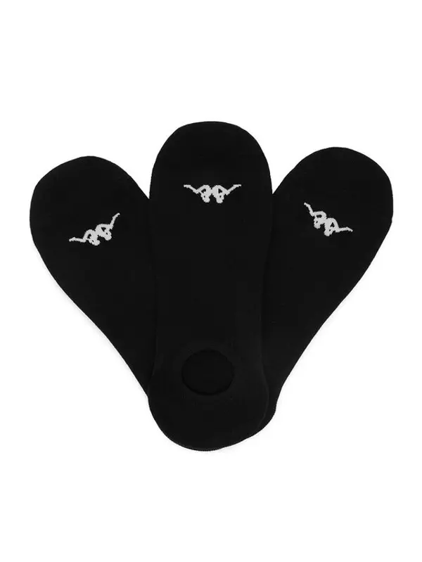 Kappa Kappa Duge čarape CEO_KR_STAN_SS26 (3-PACK) Crna