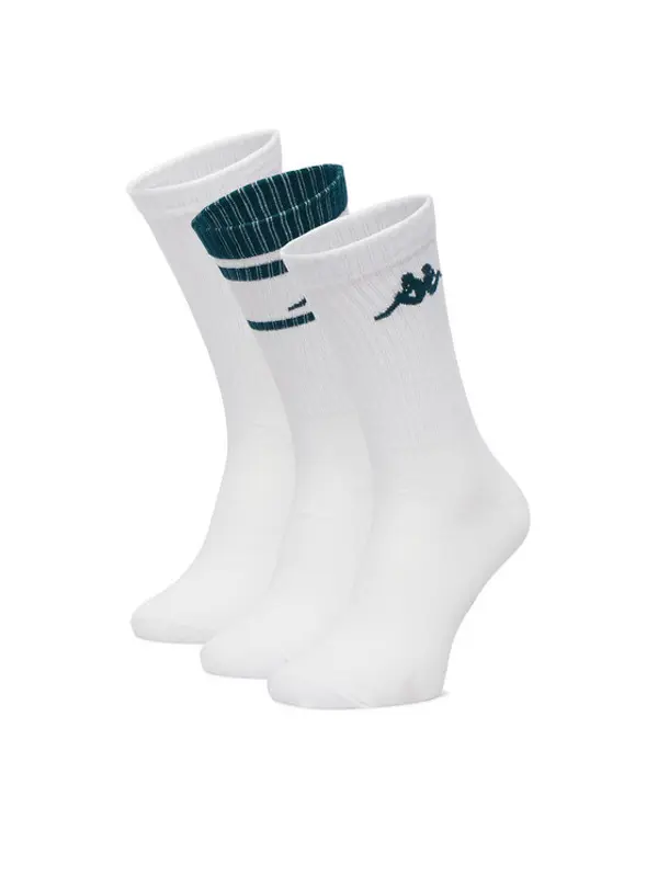 Kappa Kappa Duge čarape CEO_KR_SUPERT_SS26(3-PACK) Bijela