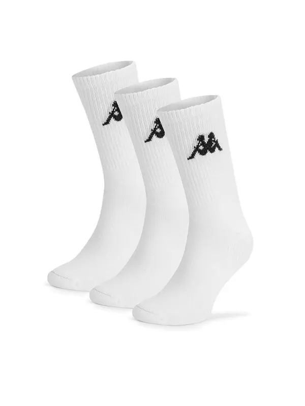 Kappa Kappa Duge čarape Z4448_AW24 (3-PACK) Bijela