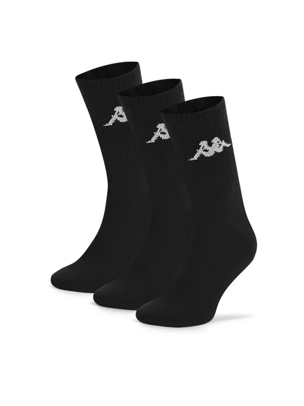 Kappa Kappa Duge čarape Z4448_AW24 (3-PACK) Crna