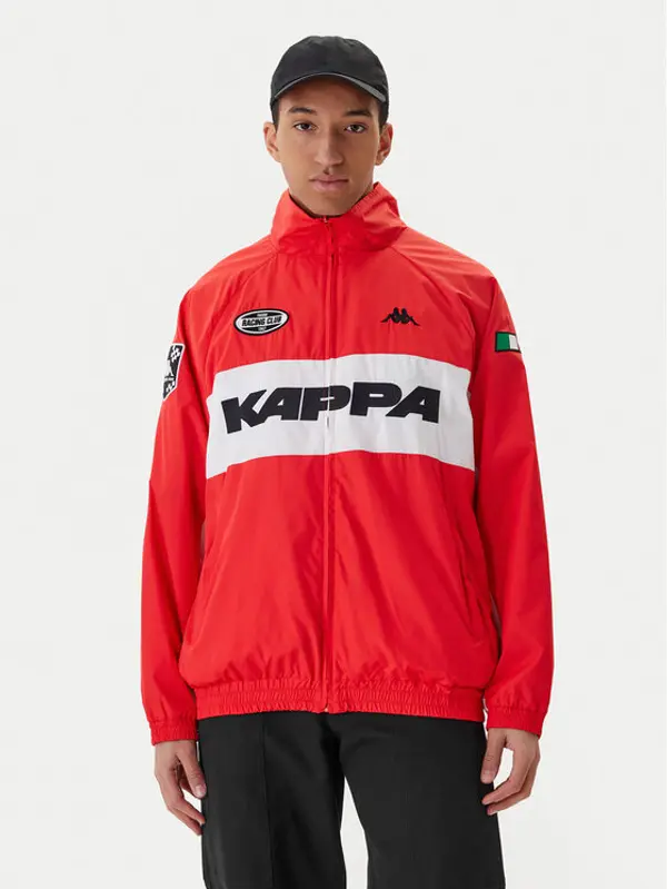 Kappa Kappa Jakna protiv vjetra Authentic Sullix 382568W Crvena Oversize