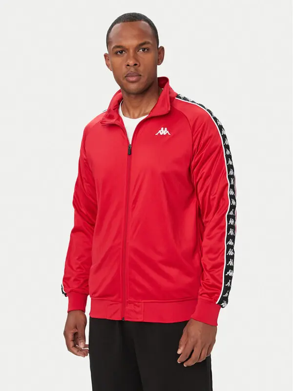 Kappa Kappa Majica dugih rukava 301EFU0 Crvena Regular Fit