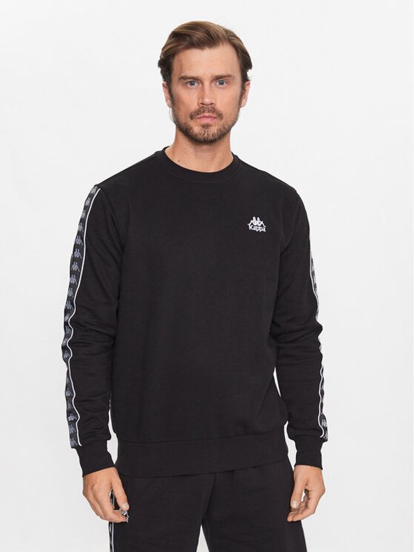 Kappa Kappa Majica dugih rukava 313005 Crna Regular Fit