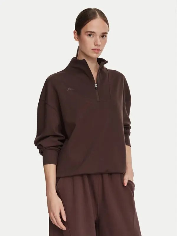 Kappa Kappa Majica dugih rukava 372664W Smeđa Oversize