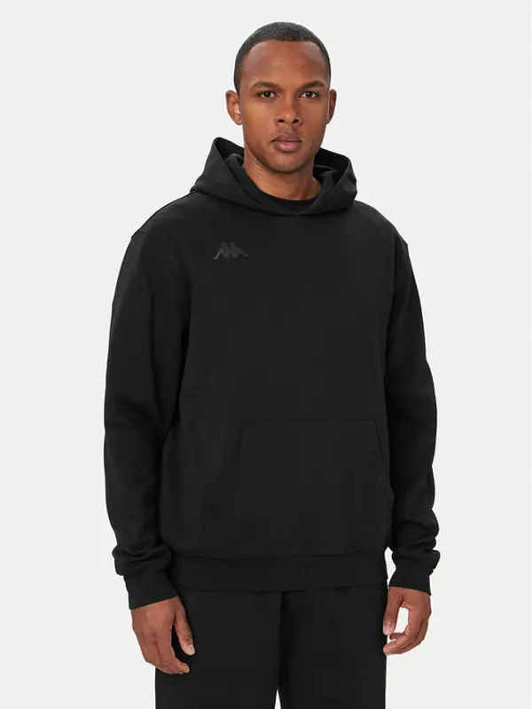 Kappa Kappa Majica dugih rukava 372665W Crna Regular Fit