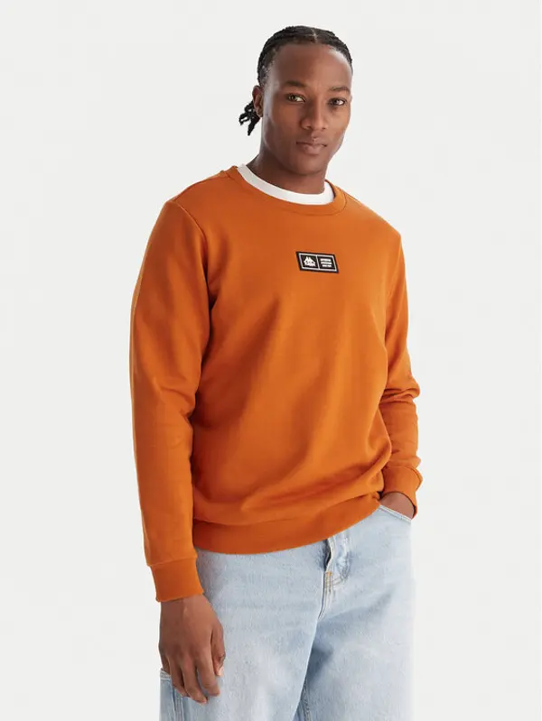 Kappa Kappa Majica dugih rukava Authentic Nymphe 321Y1MW Bež Comfort Fit
