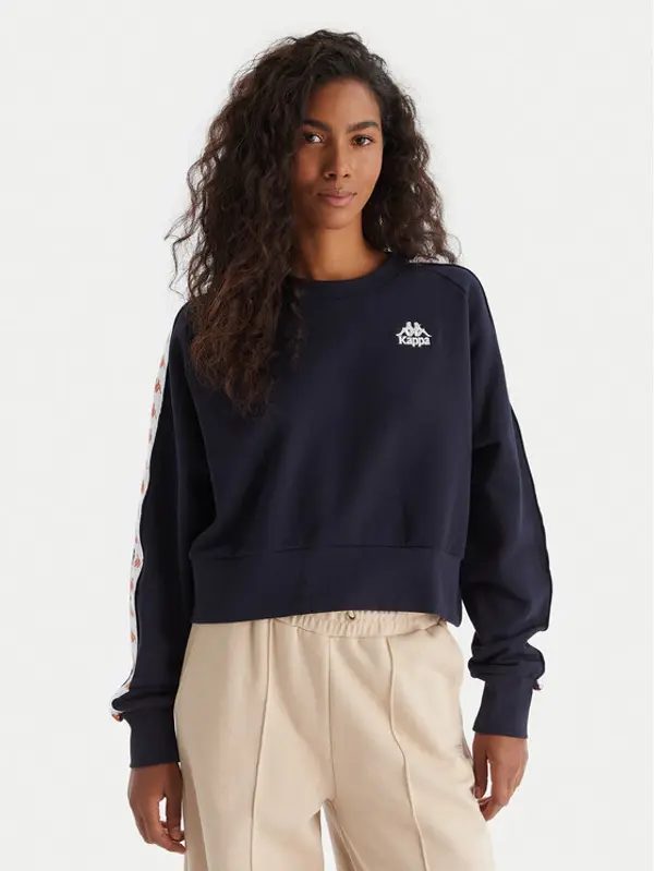 Kappa Kappa Majica dugih rukava Banda Marbella 311U1TW Tamnoplava Regular Fit